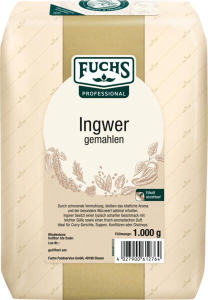 Fuchs Ingwer gemahlen 1,0 kg 380765003