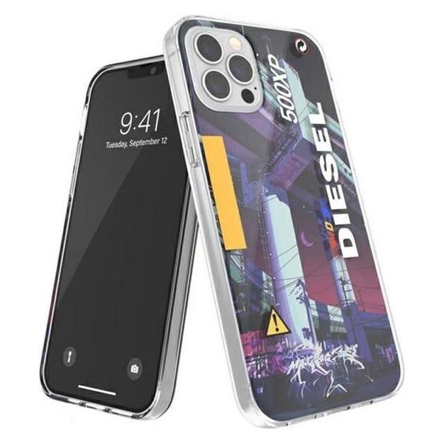 Diesel Clear Case Mad Dog Jones AOP iPhone 12/12 Pro multikolor/colorful 44324 (Apple iPhone 12) (44324)