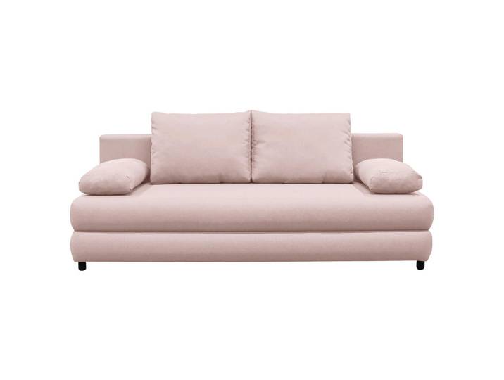 P & B Schlafsofa, Rosa, Kunststoff, Füllung: Schaumstoff,Schaumstoff, 200x88x87 cm, Wohnzimmer, Sofas & Couches, Schlafsofas, Schlafsofas mit Bettkasten