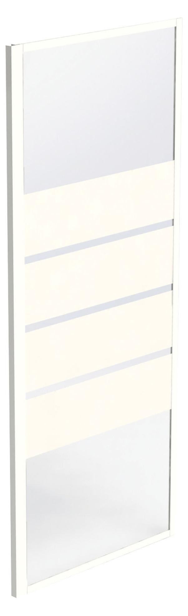 ONDEE ZEN - Seitenwand SHIVA - Feste Rückwand - Ausführung: Weiß - 80 x 190 cm
