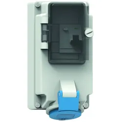 Bals Elektrotech. Wandsteckdose abgesichert 15102