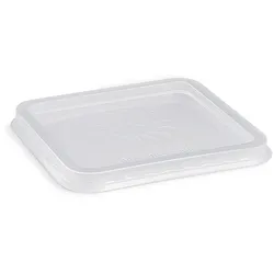 VEPATIM 50x Deckel klar für Quadroboxx aus PP 122 x 122 mm
