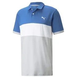 Puma Golf Herren Cloudspun Highway Polo blau/grau