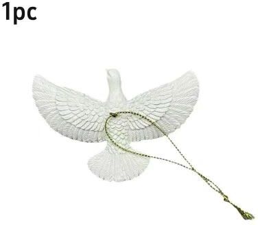 Uplift Treasures Christmas Dove Ornament Resin Bird Figurine Home Decor 1pc