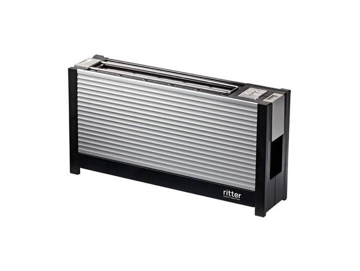 ritter Toaster Toaster 1000 W 39x20x9 cm volcano³ grau, Toaster, silber
