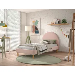 Kinder-/Juniorbett Moon ca. 90x200 cm Rosa