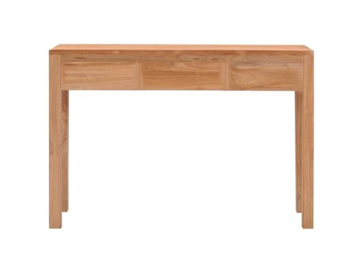 Konsolentisch aus Massivholz Teak, 110 x 35 x 75 cm, koloniales Design Robuste Konstruktion, keine Maserung, einfache Montage, einzigartige Farbton, Landhausstil