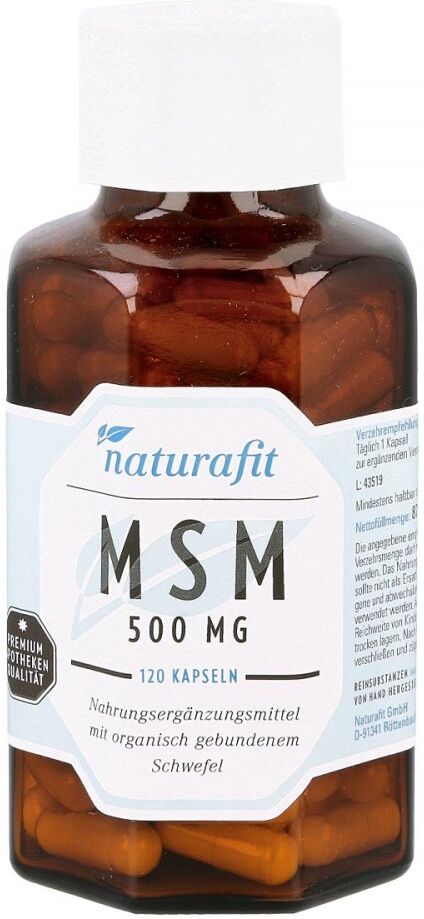 Naturafit Msm 500 mg Kapseln