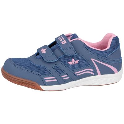 Hallenschuh LICO "Sportschuh Active Indoor V", Mädchen, Gr. 30, Textil, grau, Synthetik, Schuhe Hallenschuh