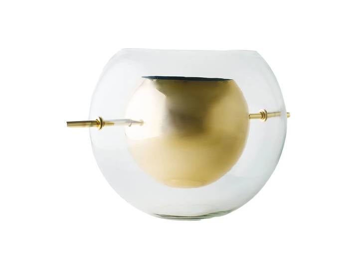 KLONG Vase rond Alba Laiton
