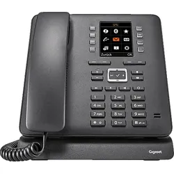 GIGASET T480HX Tischtelefon, Schwarz