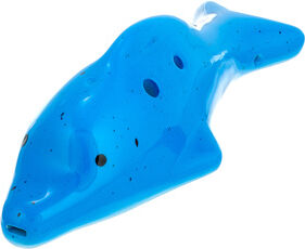 Thomann Ocarina 4H G Sopran Dolphin BL Bleu