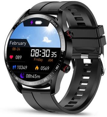 Inspire Daily Merch Bluetooth Call Smart Watch Men Waterproof Health Monitoring Multi Sport Mode Business Smartwatch black