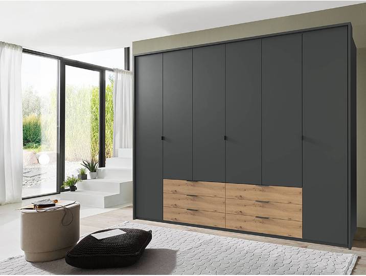 Passepartout 273cm Schwarz Spanplatte, foliert