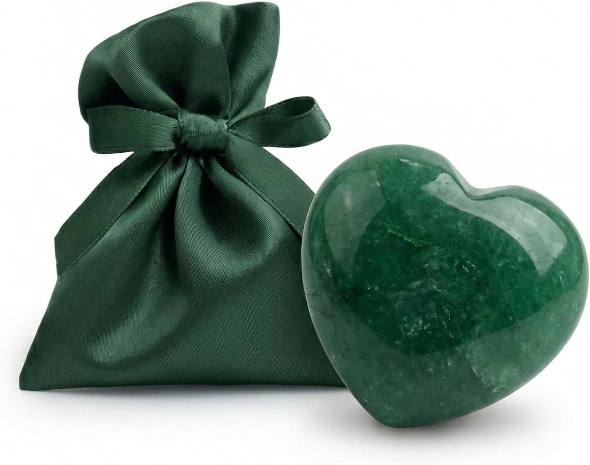 Amethist Edelsteen Hart - Natuursteen Decoratie - 4 cm