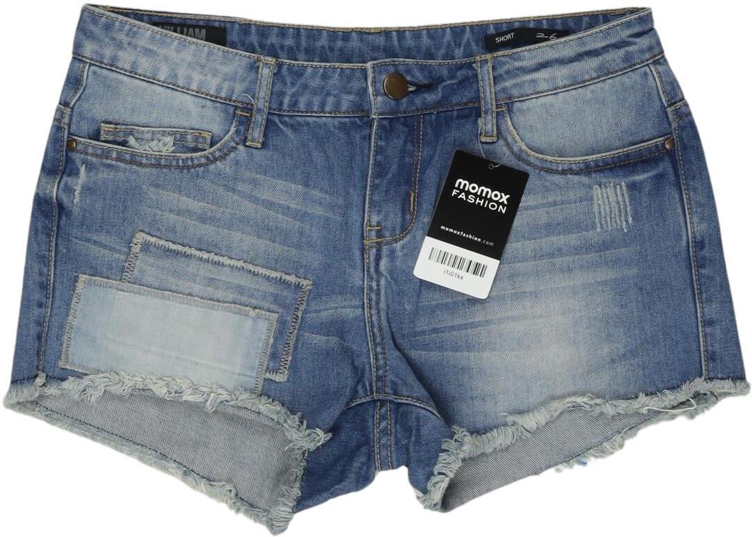William Rast Damen Shorts, Blau, Gr. W26, Baumwolle - Second Hand
