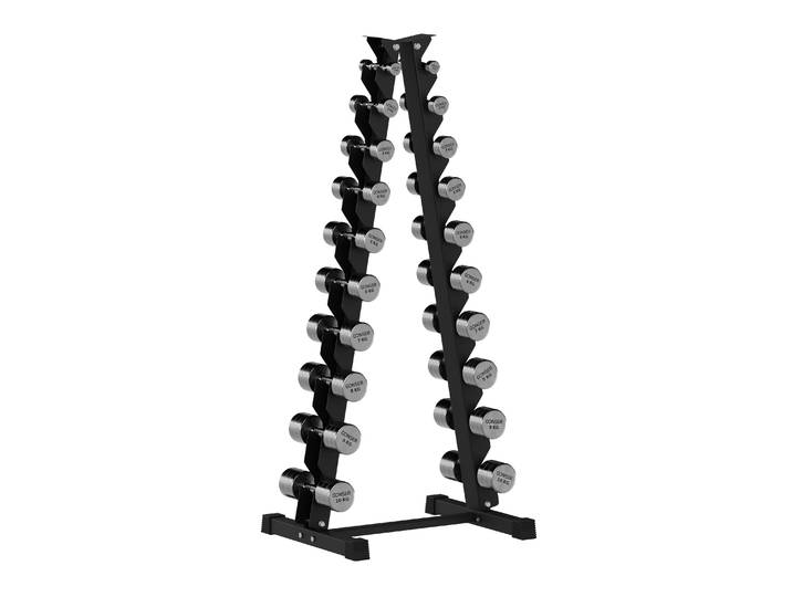 Kurzhantel Set ROCK 1 - 10 kg mit Ständer