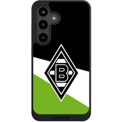 Nivocase Handyhülle für Samsung Galaxy S24 Hülle NIVOpure Case Schwarz Borussia Mönchengladbach Gladbach (Samsung Galaxy S24), Smartphone Hülle, Schwarz