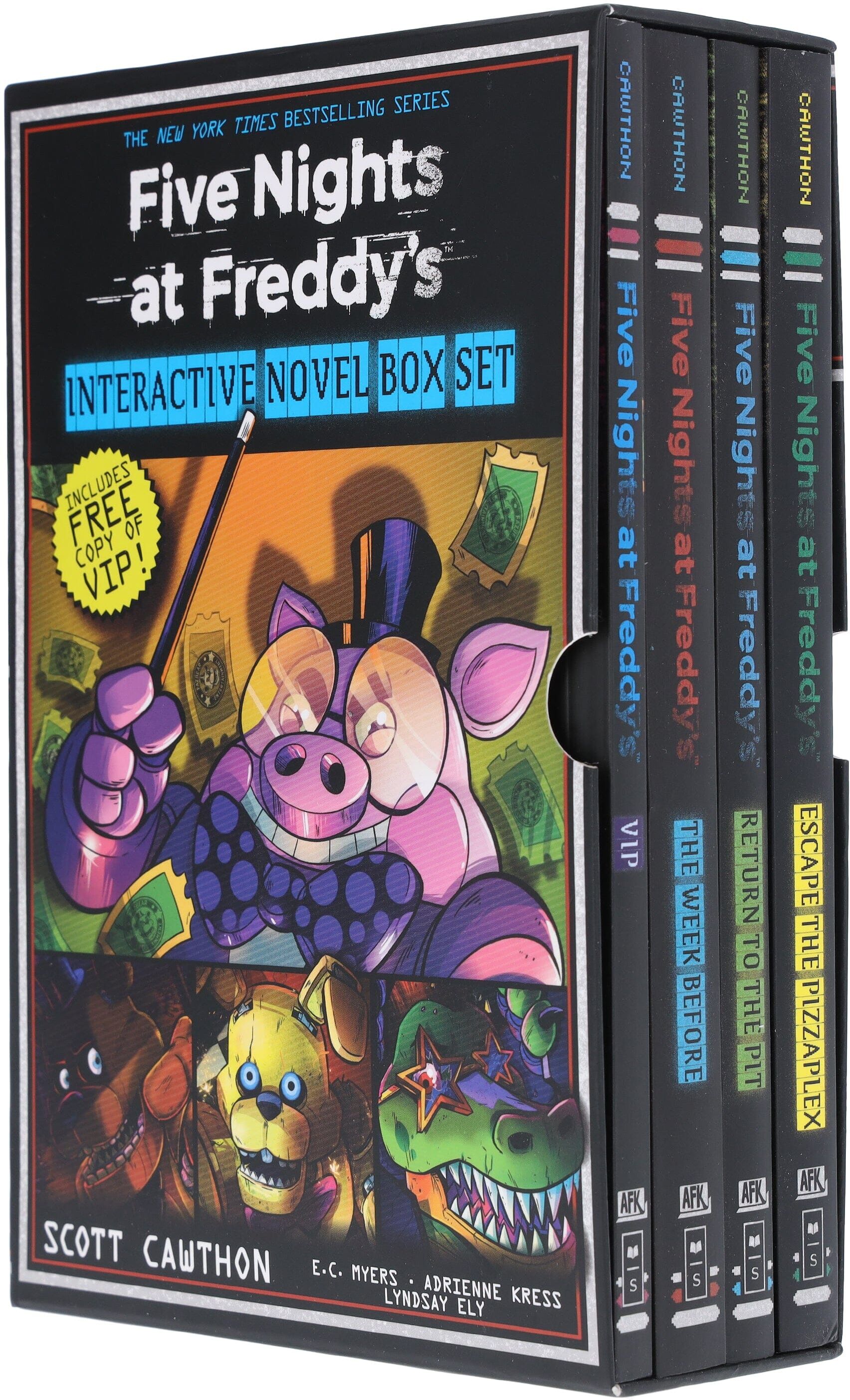 Five Nights at Freddy's: Interactive 4 Novels Box Set by Scott Cawthon - Ages 12+ - Paperback Scholastic