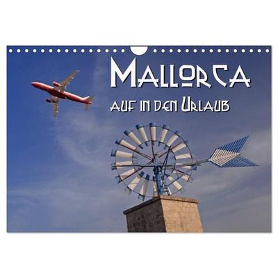 Mallorca - auf in den Urlaub (Wandkalender 2026 DIN A4 quer), CALVENDO Monatskalender