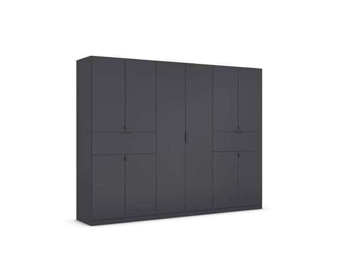 Rauch Möbel TICAO, Kleiderschrank, Farbe Grau metallic, Breite 271 cm