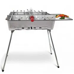 Grillpeter Mangal Astana Deluxe mit 9er Spießdreher Grillmotor USB und Powerbank
