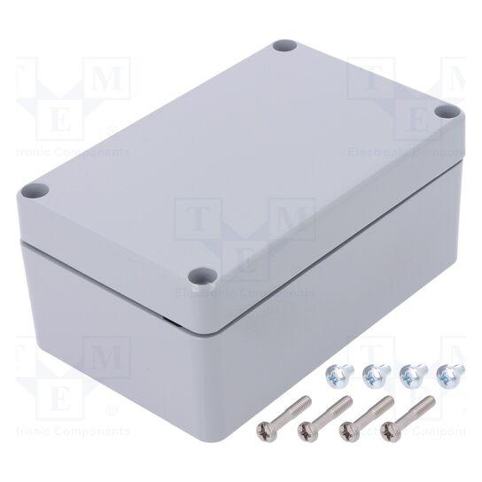 Fibox Universalgehäuse silbergrau (RAL 7001) 127 x 81 x 57 mm Aluminium (ALN 081306 complete)