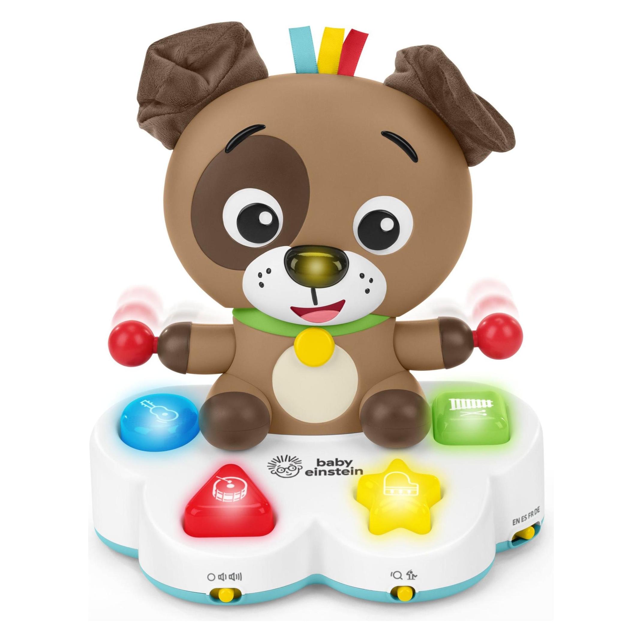 Baby Einstein Drum & Learn Dean Musikspielzeug mit Trommel (Deutsch, Englisch, Französisch, Spanisch) (BE-16830)