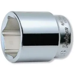 Koken, Steckschlüssel + Stecknuss, 3/4"-Sechskant-Handstecknuss für Schrauben und Muttern, 42 mm