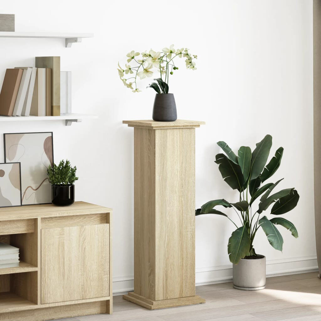 17 Stories Ruot 1 Tier Plant Stand Sonoma/Oak
