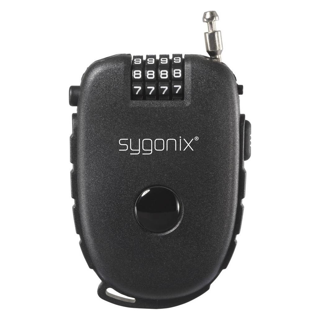 Sygonix Kabelschloss Black Zahlenschloss (135 cm) (SY-7372608)
