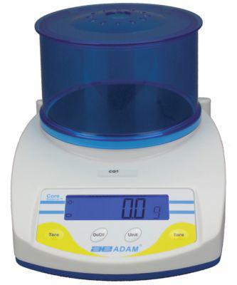 Präzisionswaage Serie Core, stapelbar, mit robustem Gehäuse, Kapazität 1,5 kg, mit Windschutz