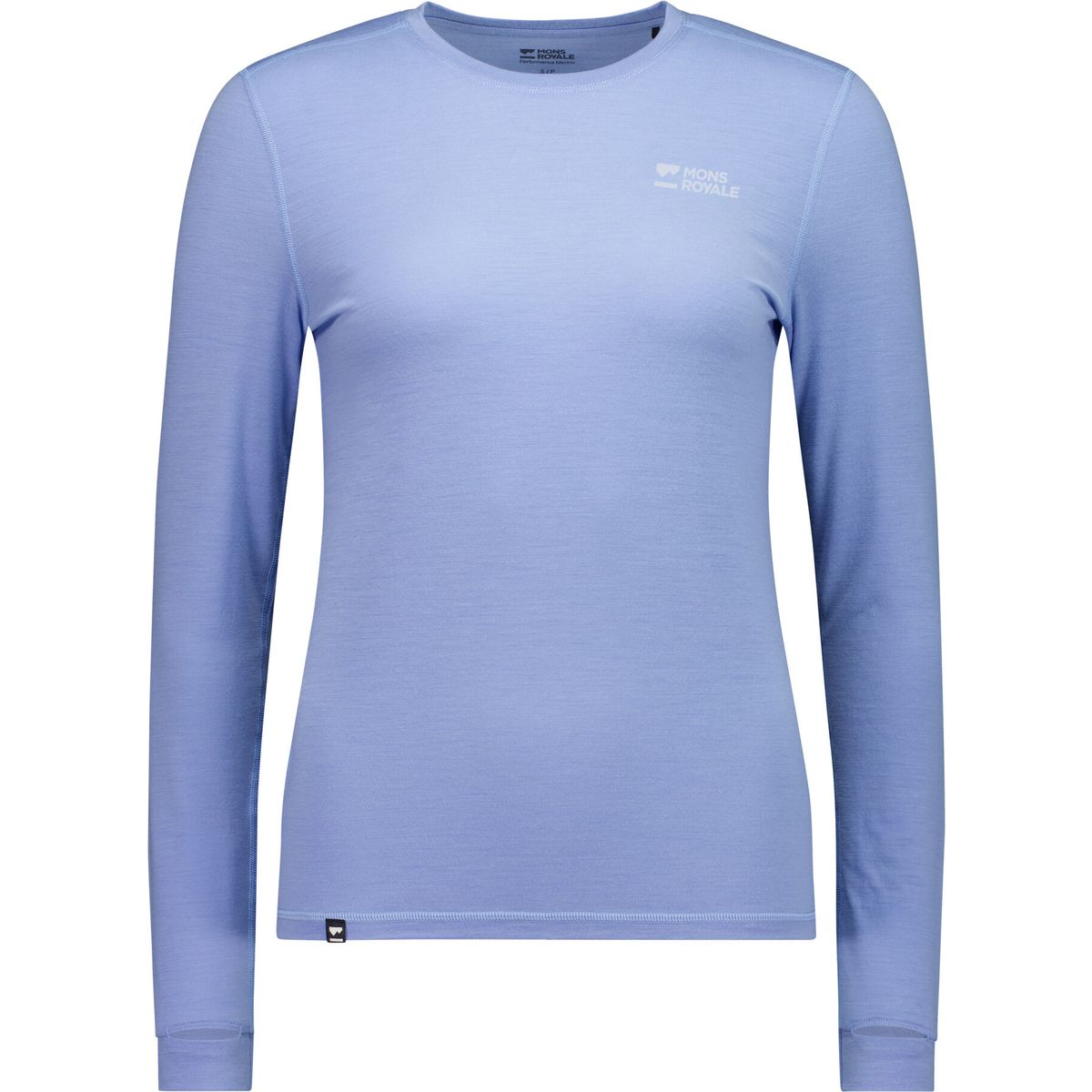 Mons Royale Womens Cascade Merino Base Layer Long Sleeve moonstone (553) S 100503-1171-553-S
