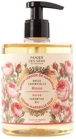 Sapone liquido Panier des Sens Marsiglia rosa ammaliante