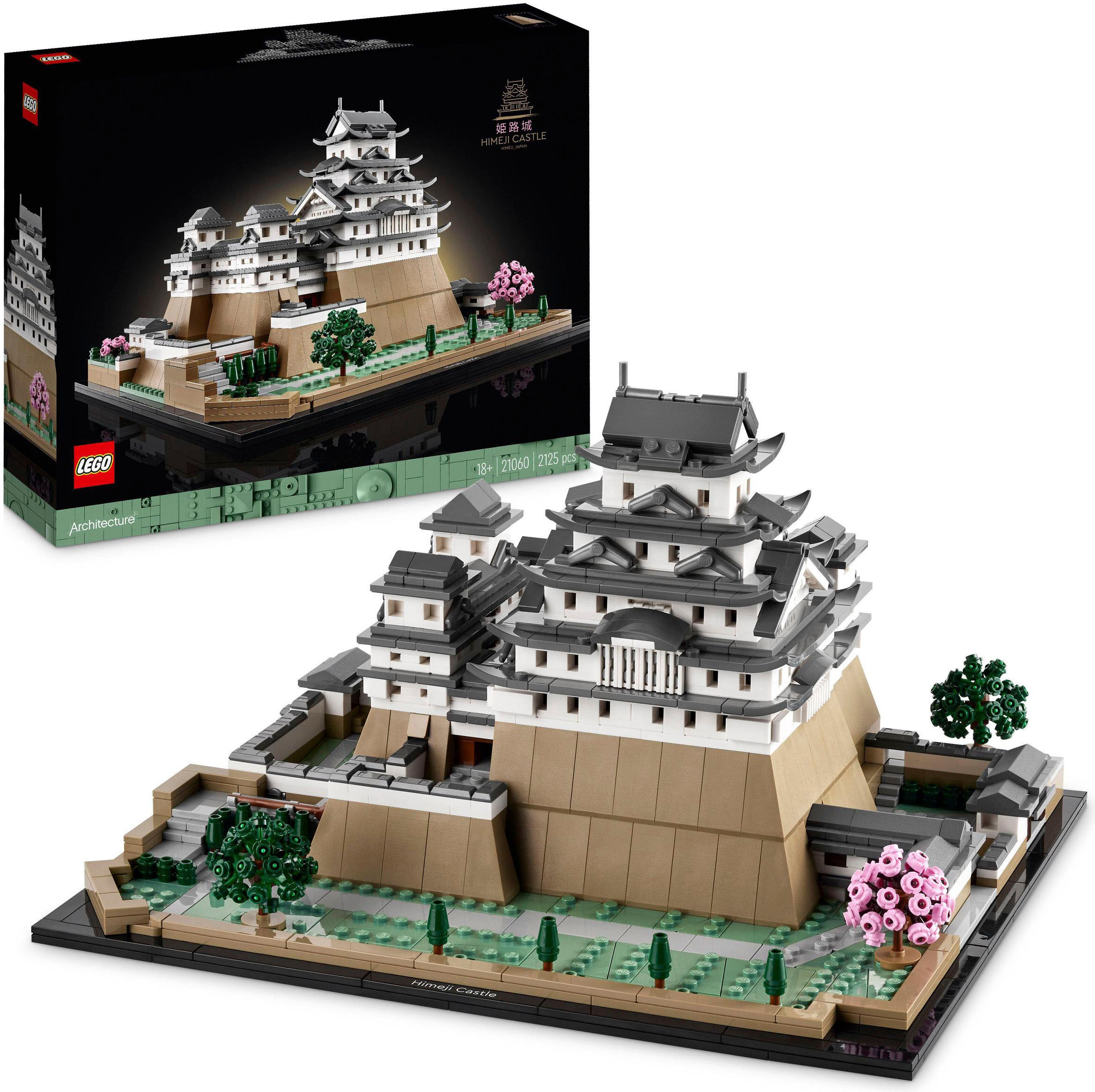 Konstruktionsspielsteine LEGO "Burg Himeji (21060), LEGO Architecture", bunt, Spielbausteine, Kinder, Kunststoff, Konstruktionsspielsteine, Made in Europe