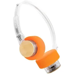 FiiO EH11 (Keine Geräuschunterdrückung, 27 h, Kabellos), Kopfhörer, Orange, Transparent