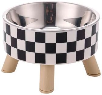 Inspired Living ComfortLift Stainless Steel Elevated Pet Bowls For Cats And Dogs a