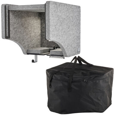 t.akustik Vocal Head Booth Bag Bundle Noir
