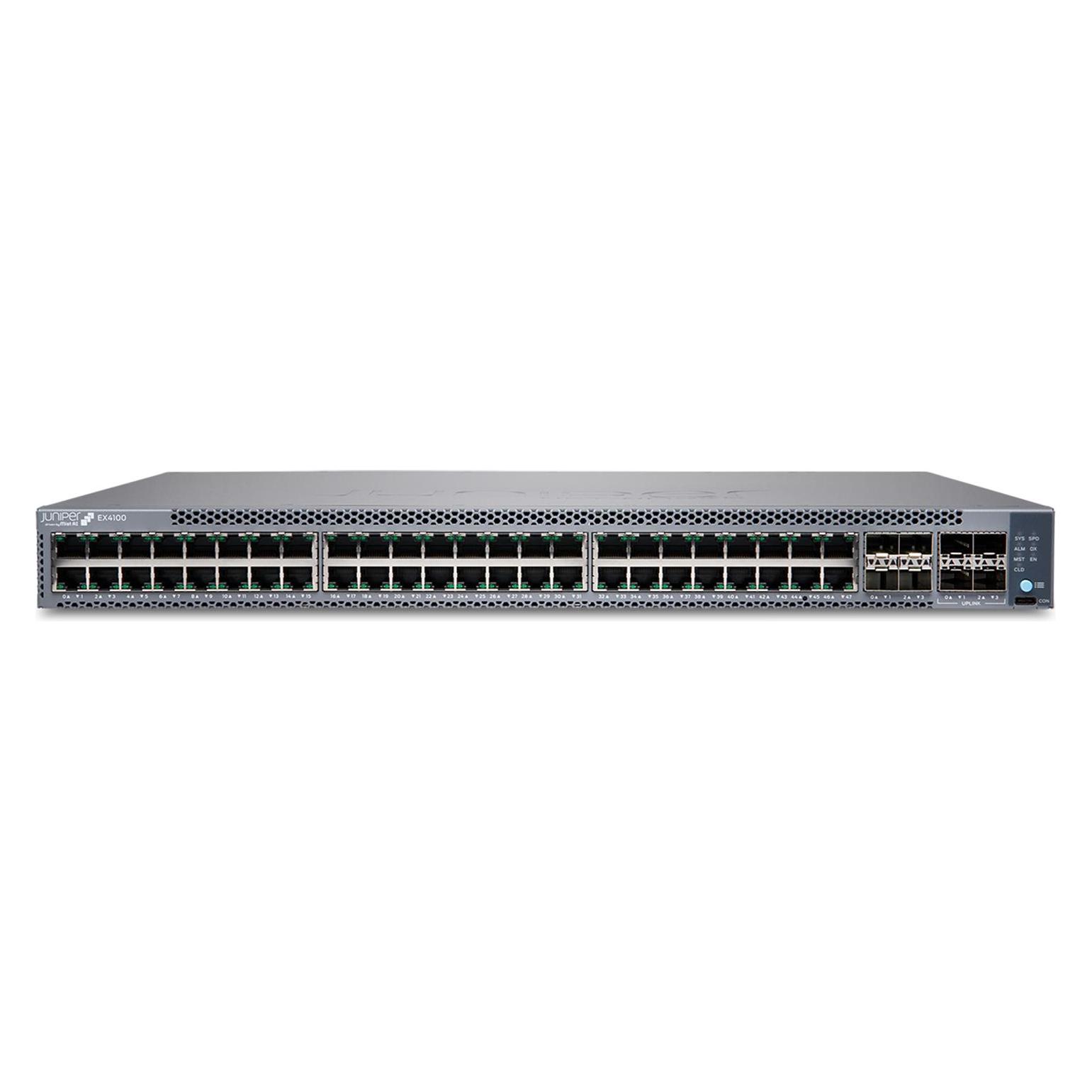Juniper EX4100-48T - 1 Gbps Power over Ethernet (PoE) Unterstützung 1U Grau (48 Ports) (EX4100-48T)