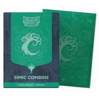 Pegasus ART16512 - Dragon Shield: Simic Combine, Guildpact Series, 100 Dual Matte Art Sleeves