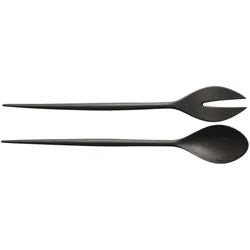Normann Copenhagen Krenit Salat Set, Servierbesteck, Schwarz