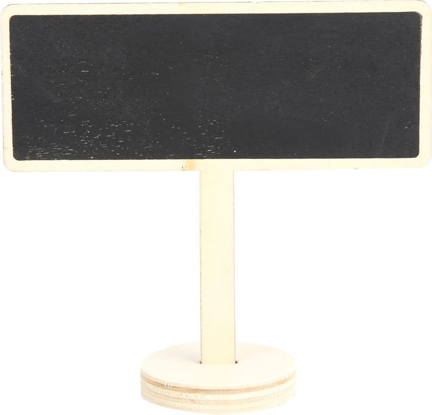 Cocosity 20 stuks houten mini-zwartborden voor tuin- en bruiloftdecoratie
