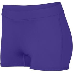 Augusta Sportswear 1232 Women's Dare Shorts in Purple size Medium   Polyester/Spandex Blend
