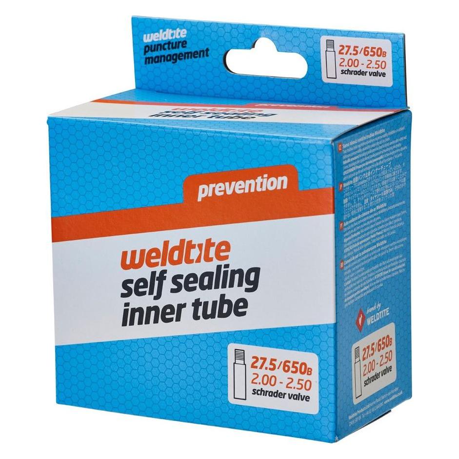 Weldtite Self Sealing Innertube - 27,5 "X 2,0 - 2,50", Schrader-Ventil (Schrader (AV), 27.5") (WLD-04024)