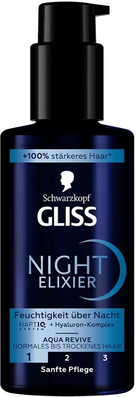Gliss Kur - Aqua Revive Night Elixier, 100  ml