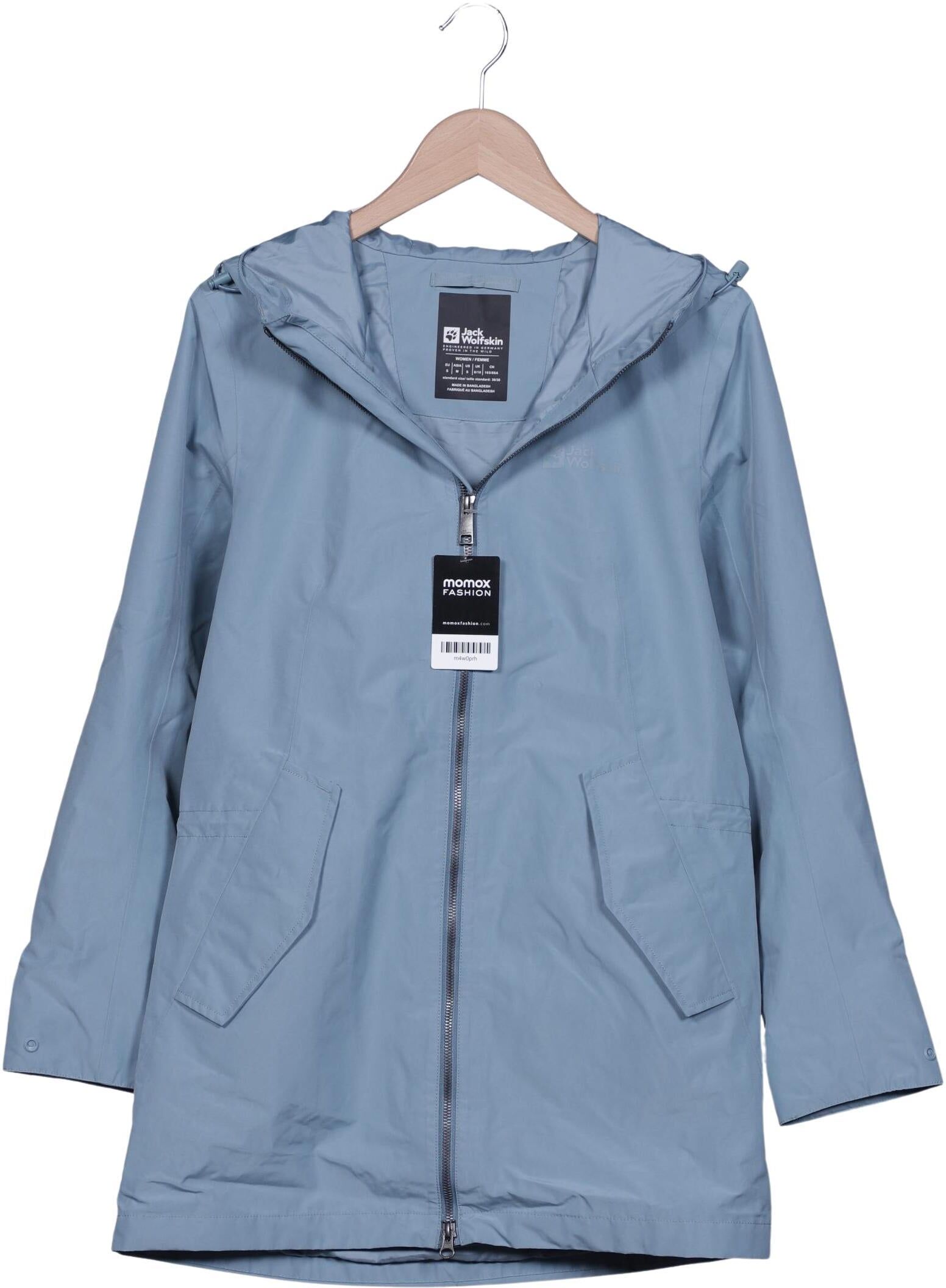Jack Wolfskin Damen Mantel, Hellblau, Gr. S, Synthetik / Tex / Membran - Second Hand