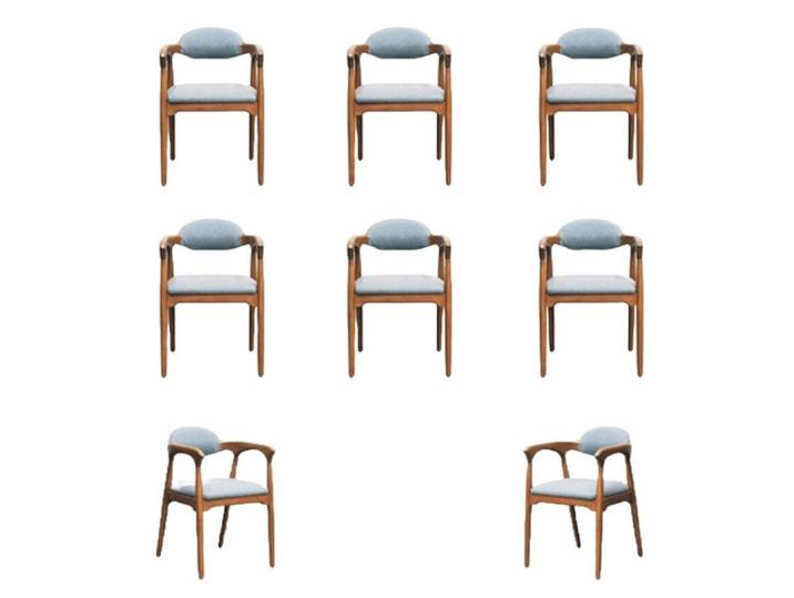 Xlmoebel Sitzgruppe Elegante Stühle mit Lehnen für modernes Esszimmer-Ambiente, (6-tlg., 6 Stühle), Hergestellt in Europa