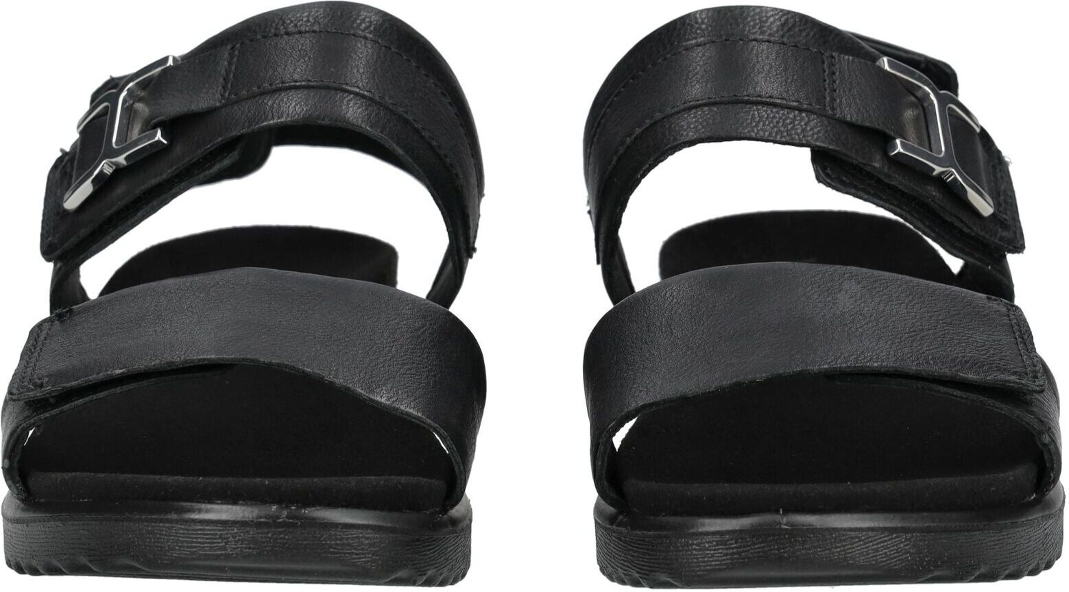 Riemchensandale LEGERO "Legero Sandalen Nappaleder", Damen, Gr. 38, schwarz, Nappaleder, Schuhe Riemchensandale