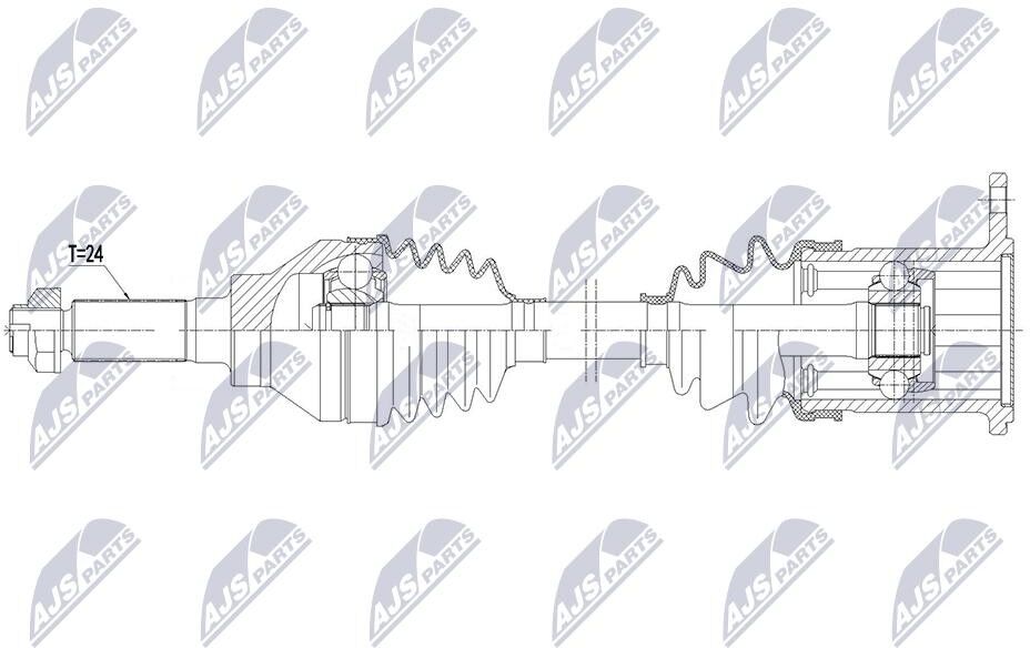 NTY NPW-SU-104 Antriebswelle