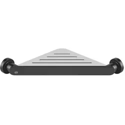 Gessi Emporio Eckablage für Bad oder Dusche, 38861299, Farbe: Schwarz XL